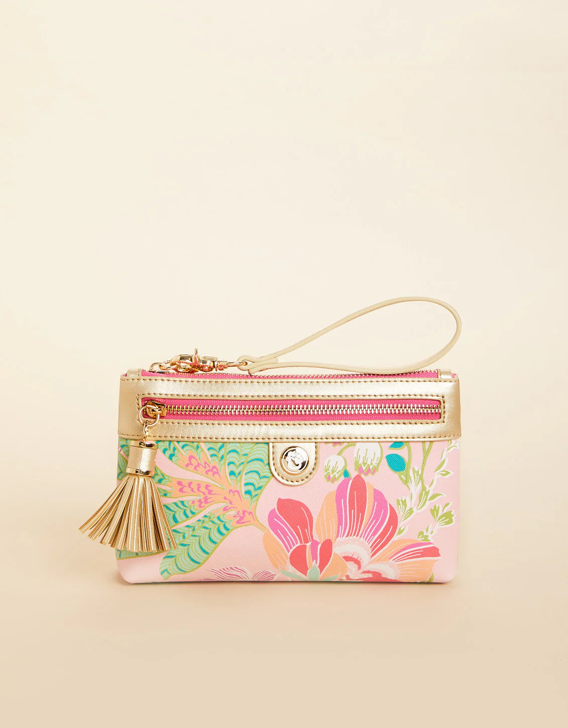 Flamingo Pineapple Wristlet Tassel