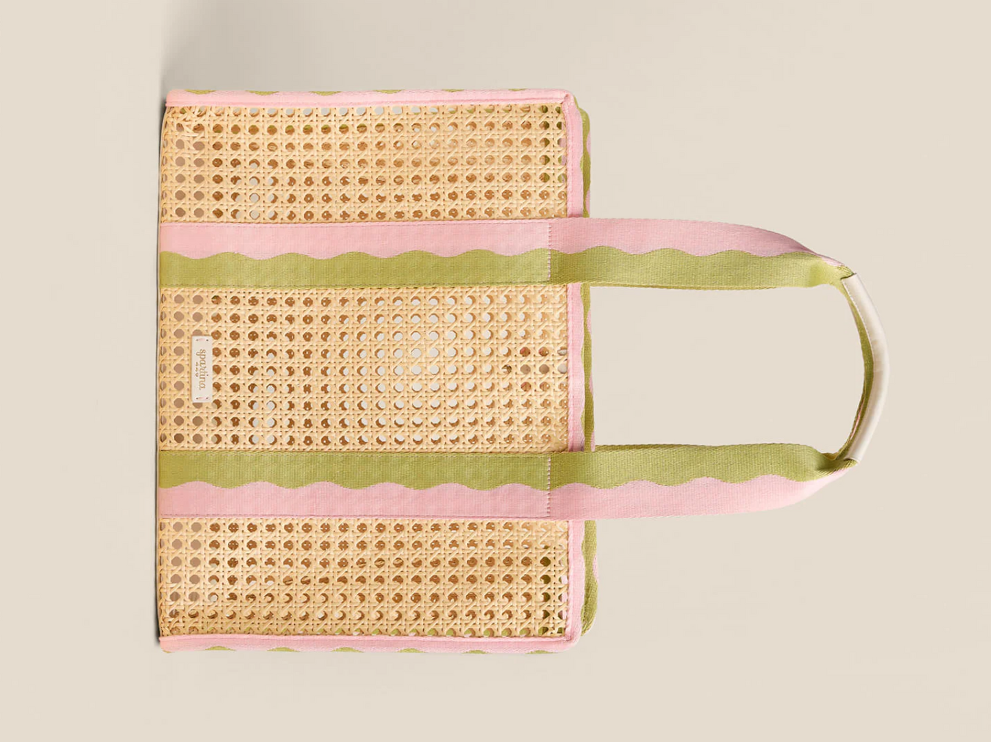 Splash Cane Large Trim Tote Castillo Tropical