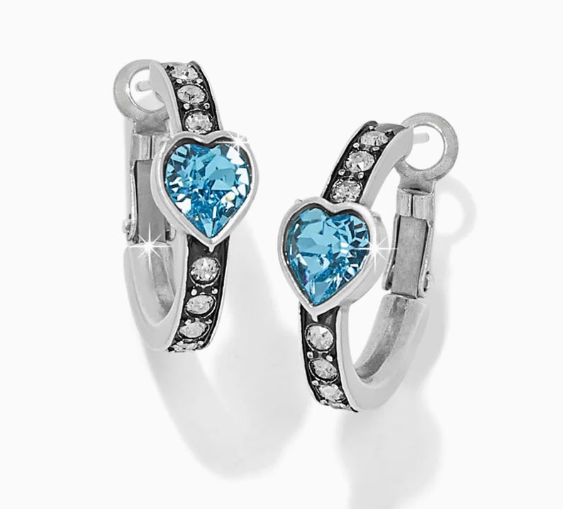 Mystery Of Love Heart Hoop Earrings