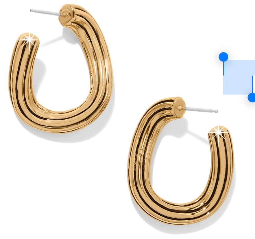 Ferrara Eterna Post Earrings-Gold