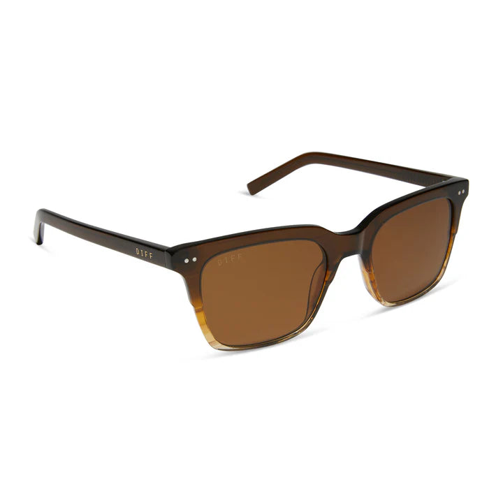 Billie Mocha + Brown Polarized Sunglasses