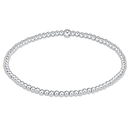 classic sterling 2.5mm bead bracelet extends