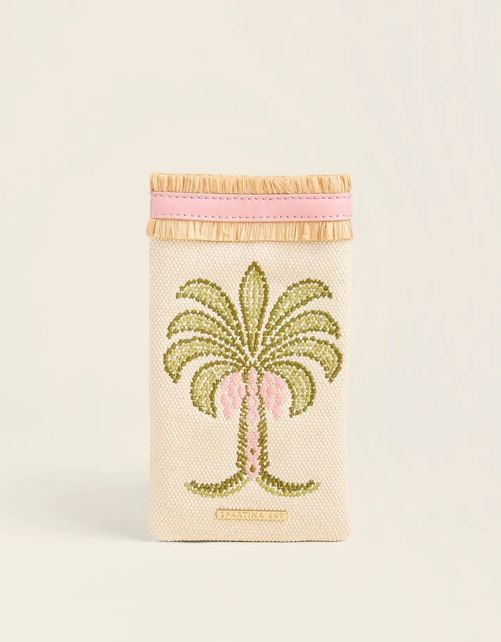 Sunglass Case Castillo Green Palms