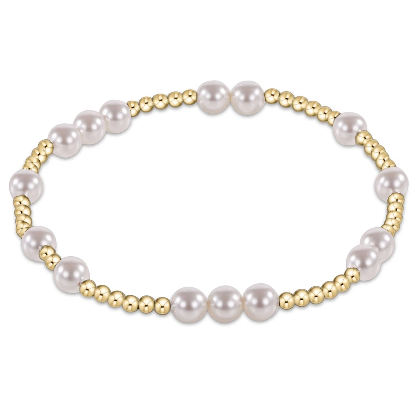 Extends Hope unwritten 5mm bead bracelet pear