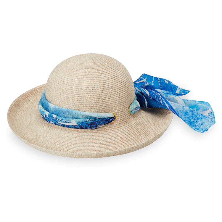 Lady Jane Hat Blue Scarf