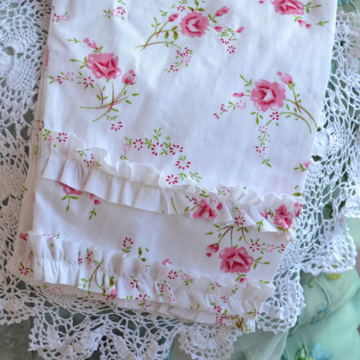 Rosie Floral Rose Print Traditional Cotton Pyjamas