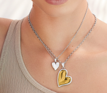 Cascade Heart Reversible Necklace