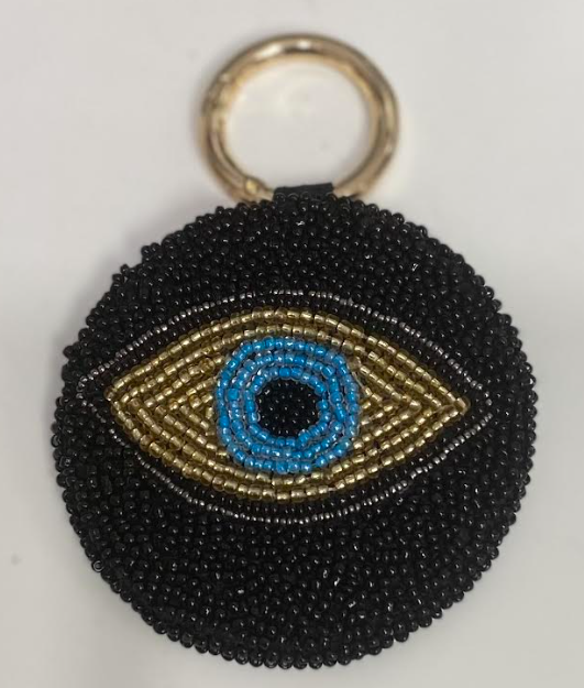 Evil Eye Beaded key Chain