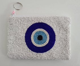 Round Evil Eye Coin Pouch