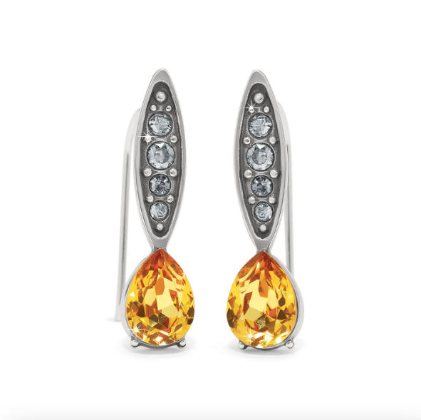 Mystery Of Love Earrings Topaz French Wire