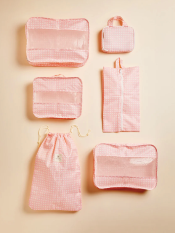 Pink Cane Packing Cubes