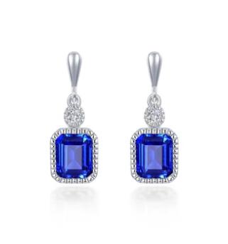 Sapphire Vintage Earrings