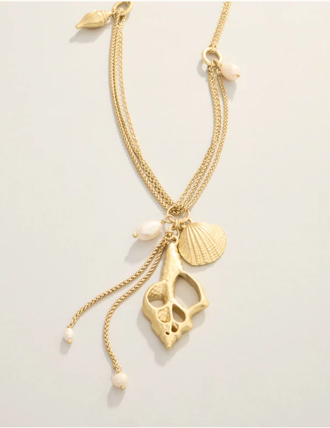Seashore Necklace 26" Pearl