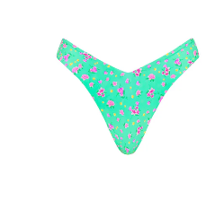 Y Cheeky Bikini Bottom- Mint Macron