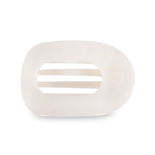 Coconut White Large Round Clip
