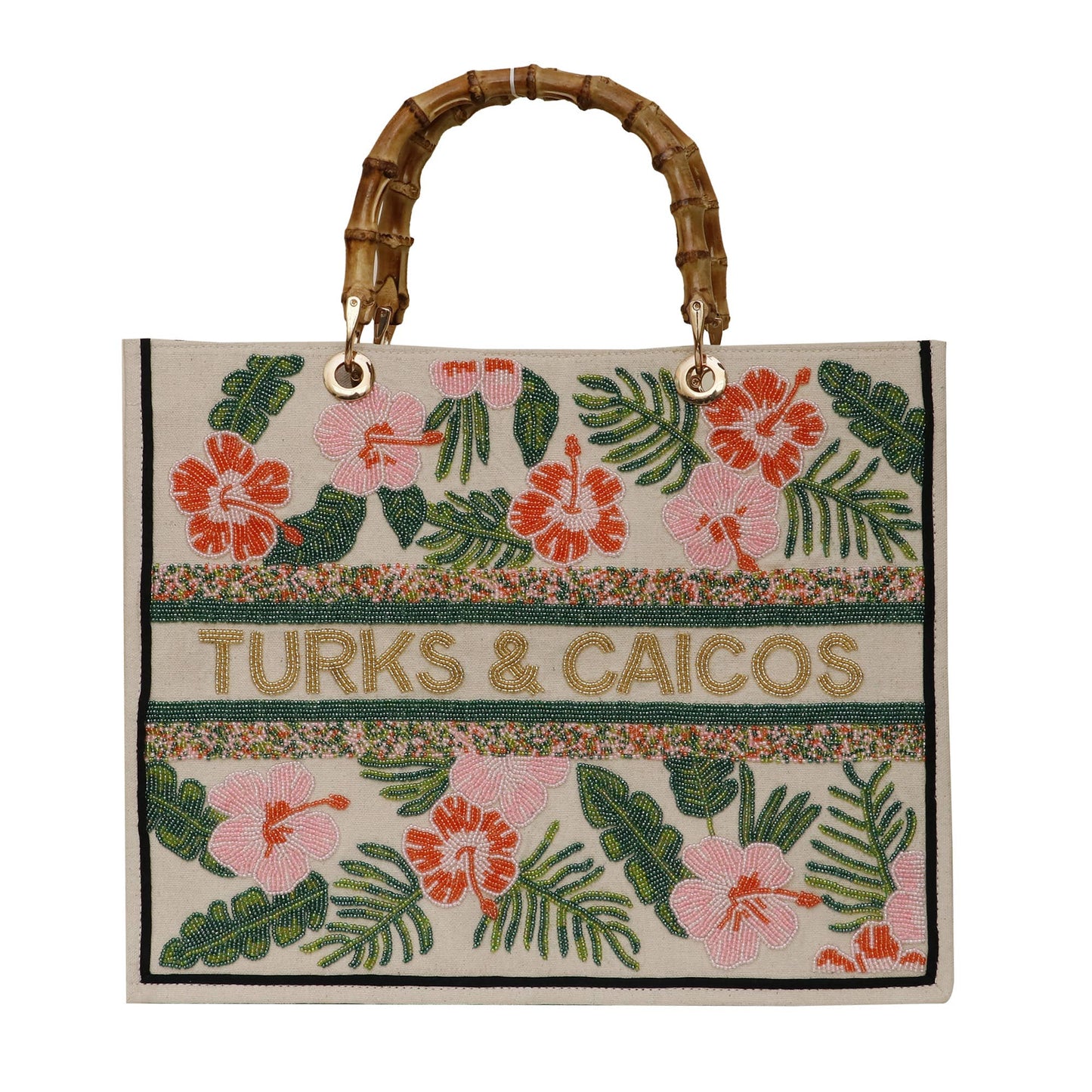Abuela Hand Beaded Tote