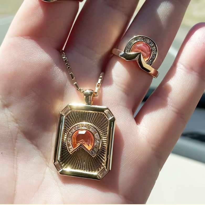 Daybreak Gem Ring - Sun