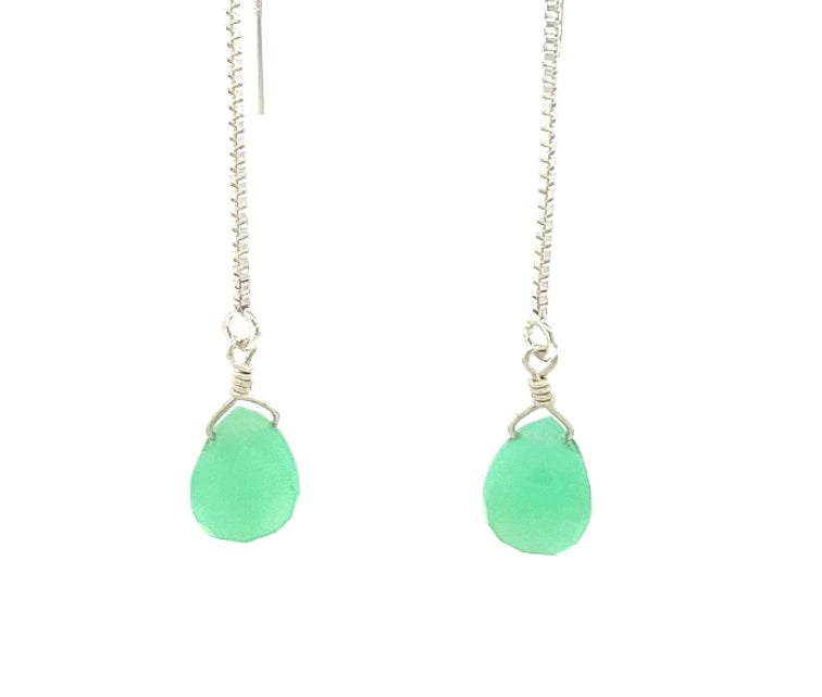 SS Chyroprase Threader Earrings