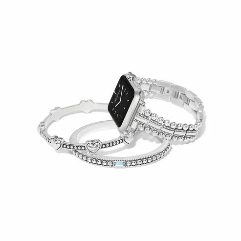 Pretty Tough Silver Watch Band