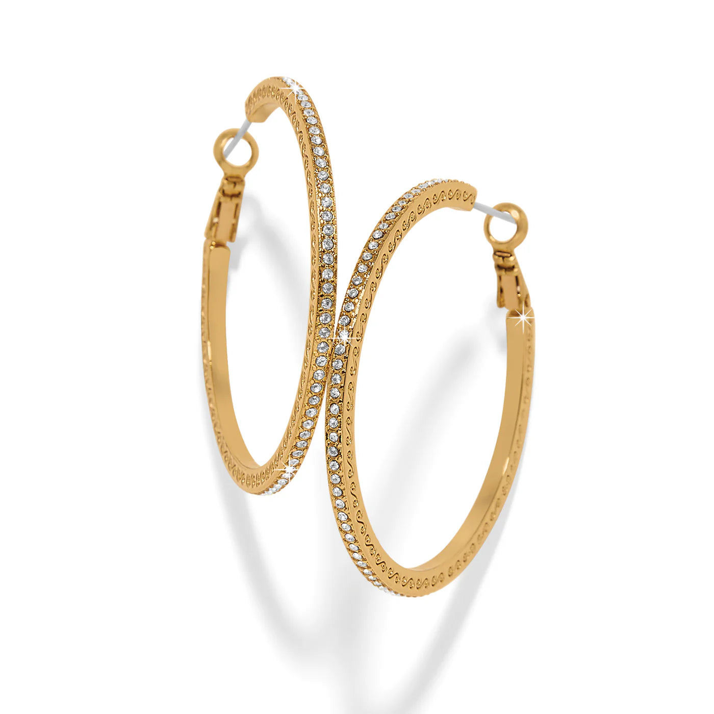 MERIDIAN ECLIPSE THIN LARGE HOOP EARRINGS
