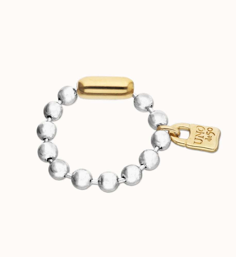 Palpito Bead bracelet with padlock and clasp