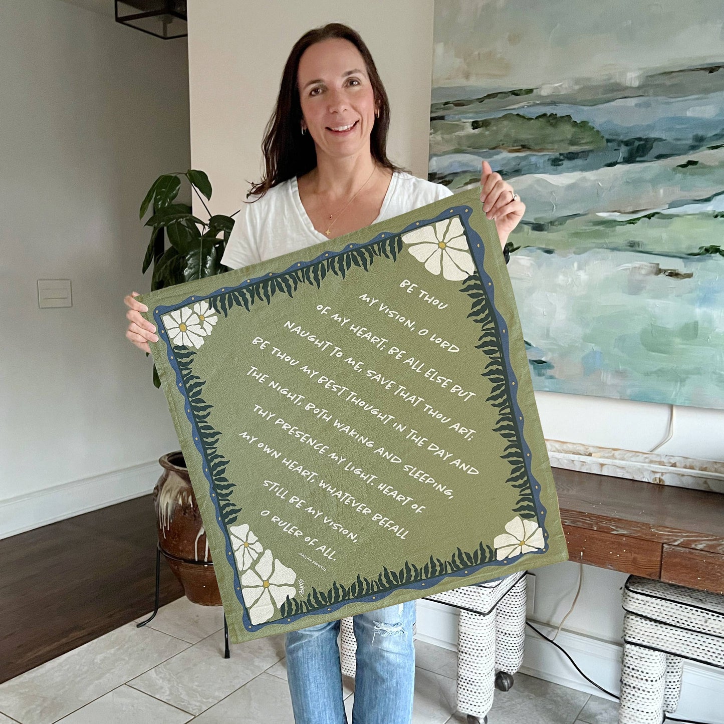 Be Thou My Vision Hymn Tea Towel