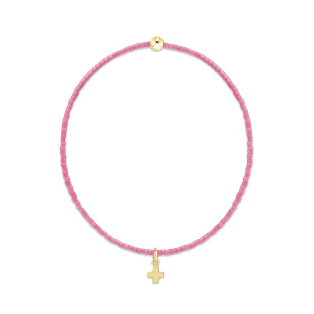Hope Classic Bracelet - Signature Cross Small Gold Charm