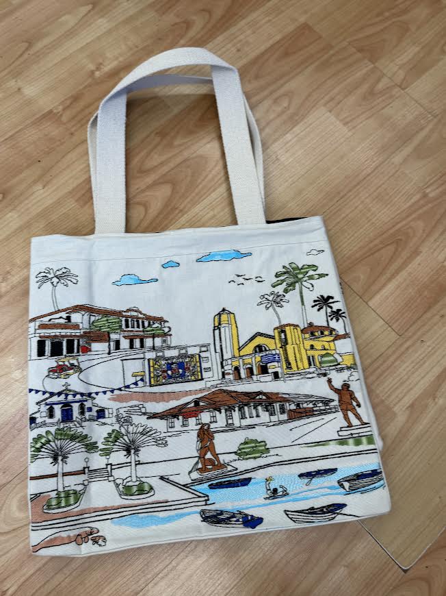 Tarpon Springs Embroidered Tote