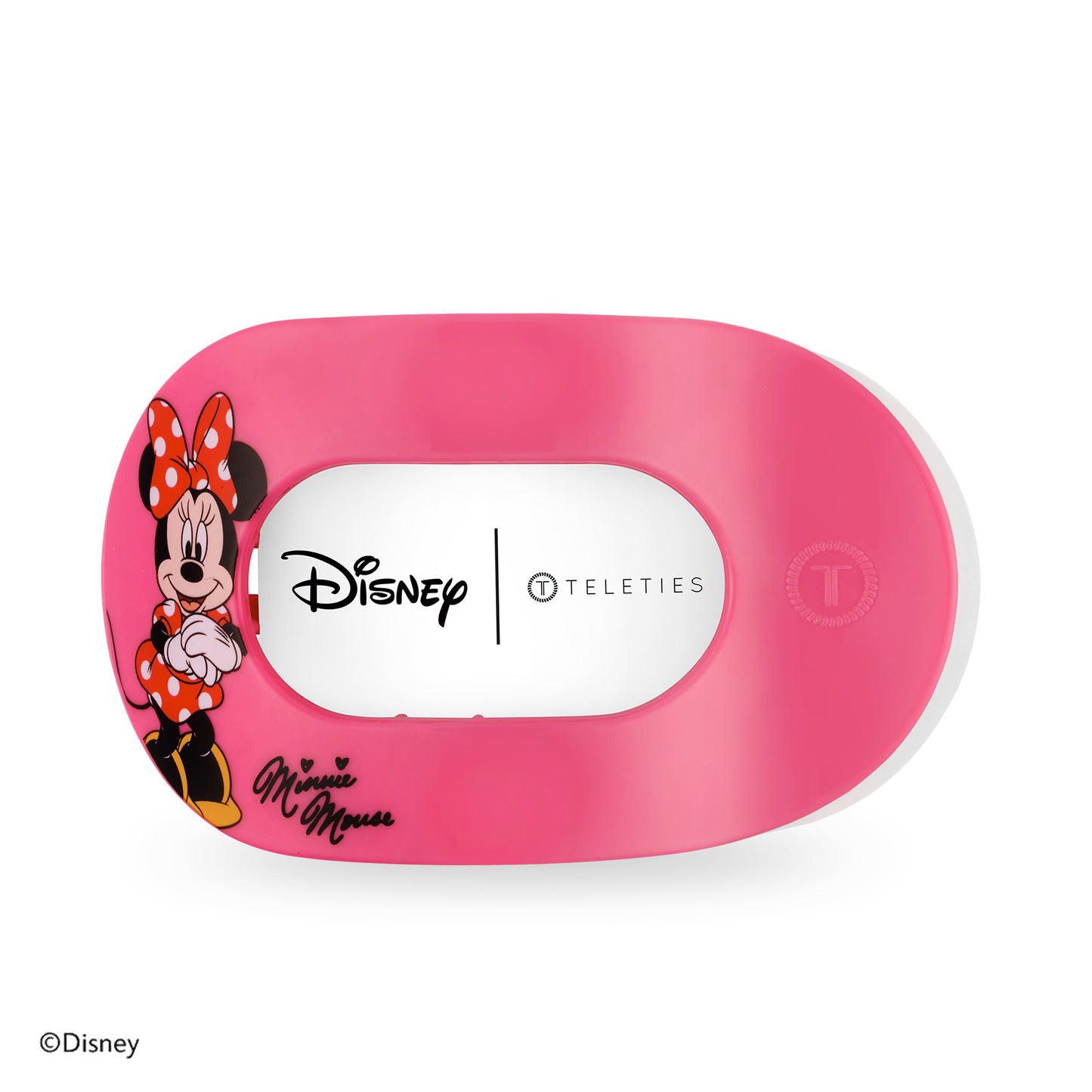 Flat Round Hair Clip | Large | Minnie Mouse
