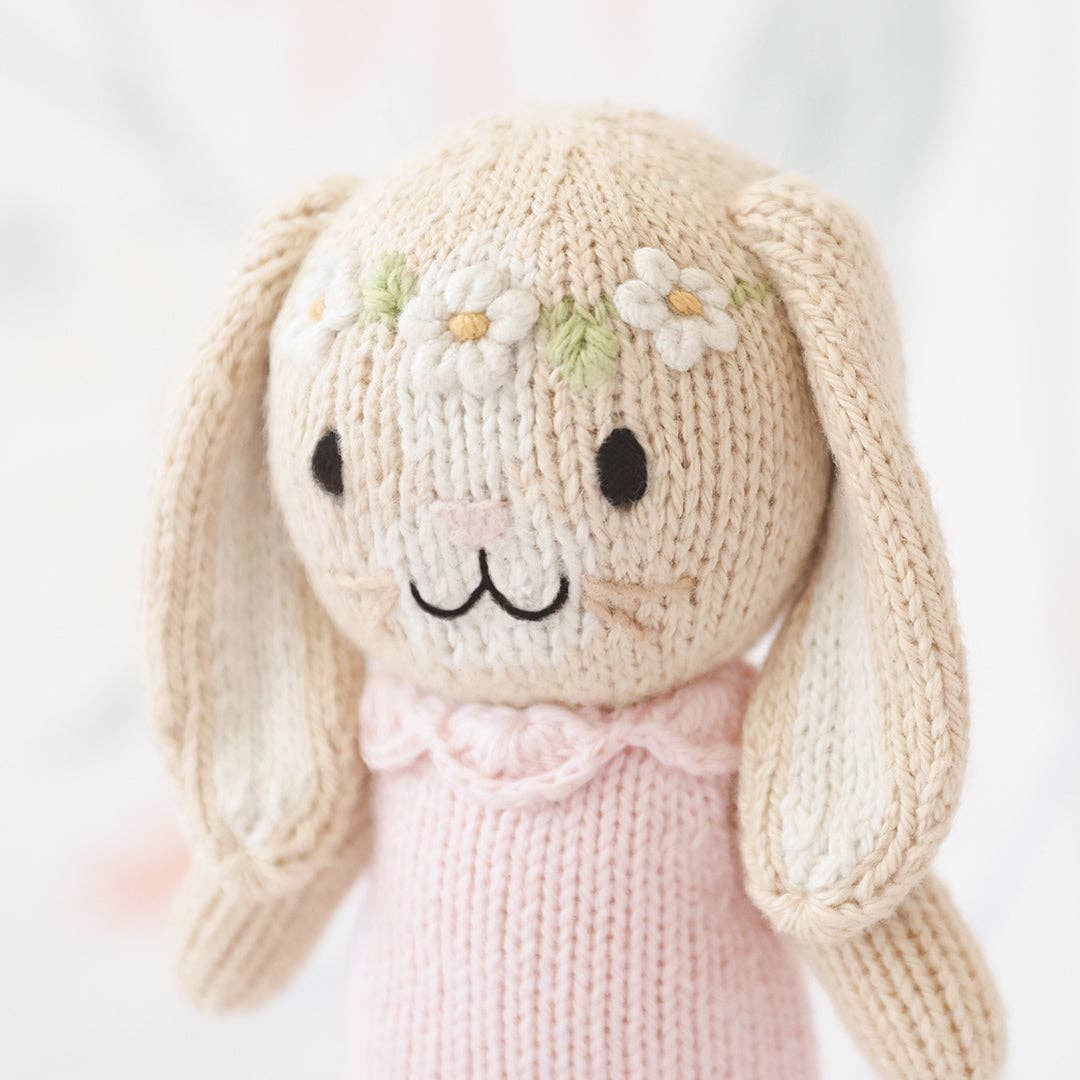 Tiny Hannah the bunny (blush), gives 10 mealsy