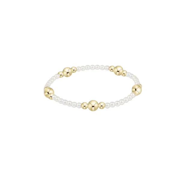 Purpose Gold 6mm Pearl Bracelet