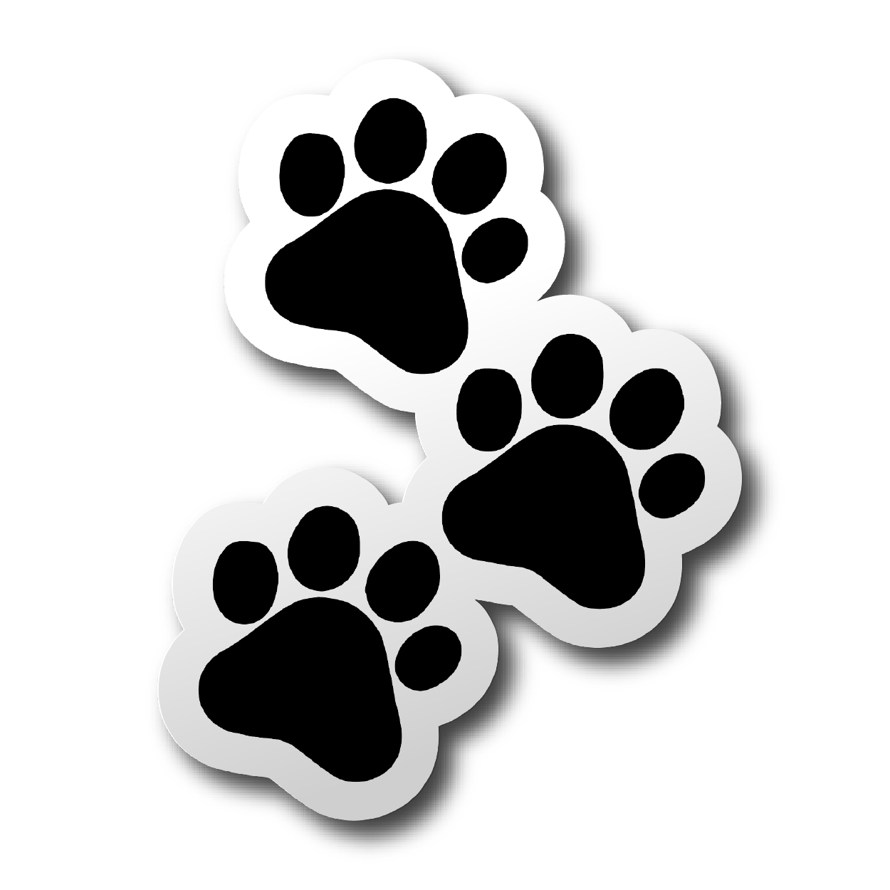 Paw Prints Cute Sticker Vinyl Decal