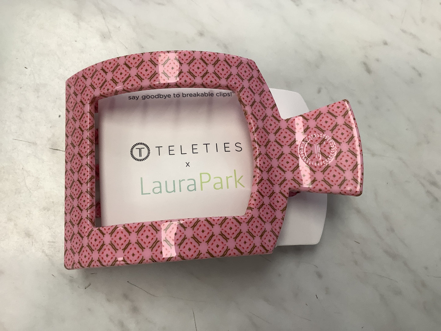 Berry Cozy Large Flat Square Clip