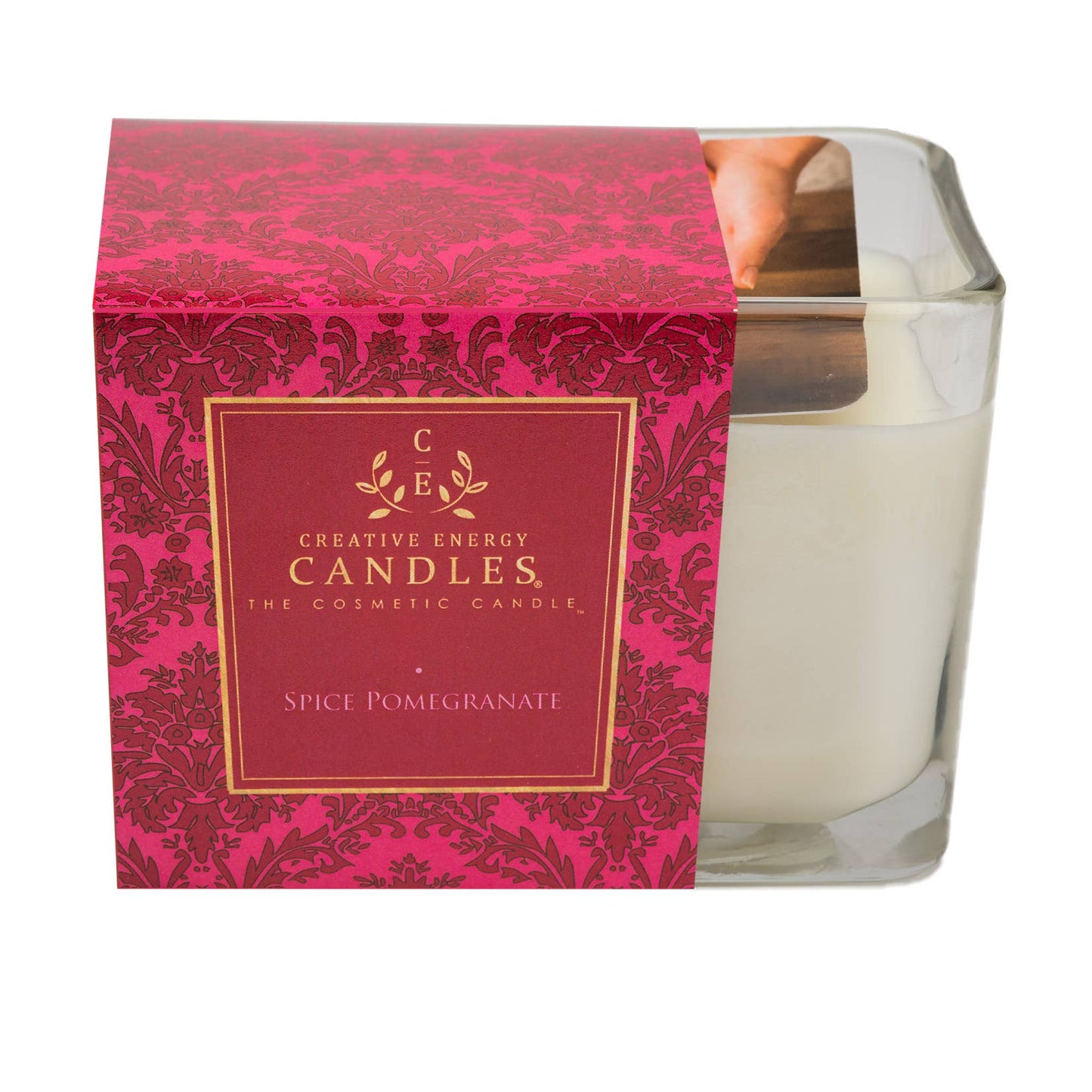 Holiday Spiced Pomegranate: 2-in-1 Soy Lotion Candle