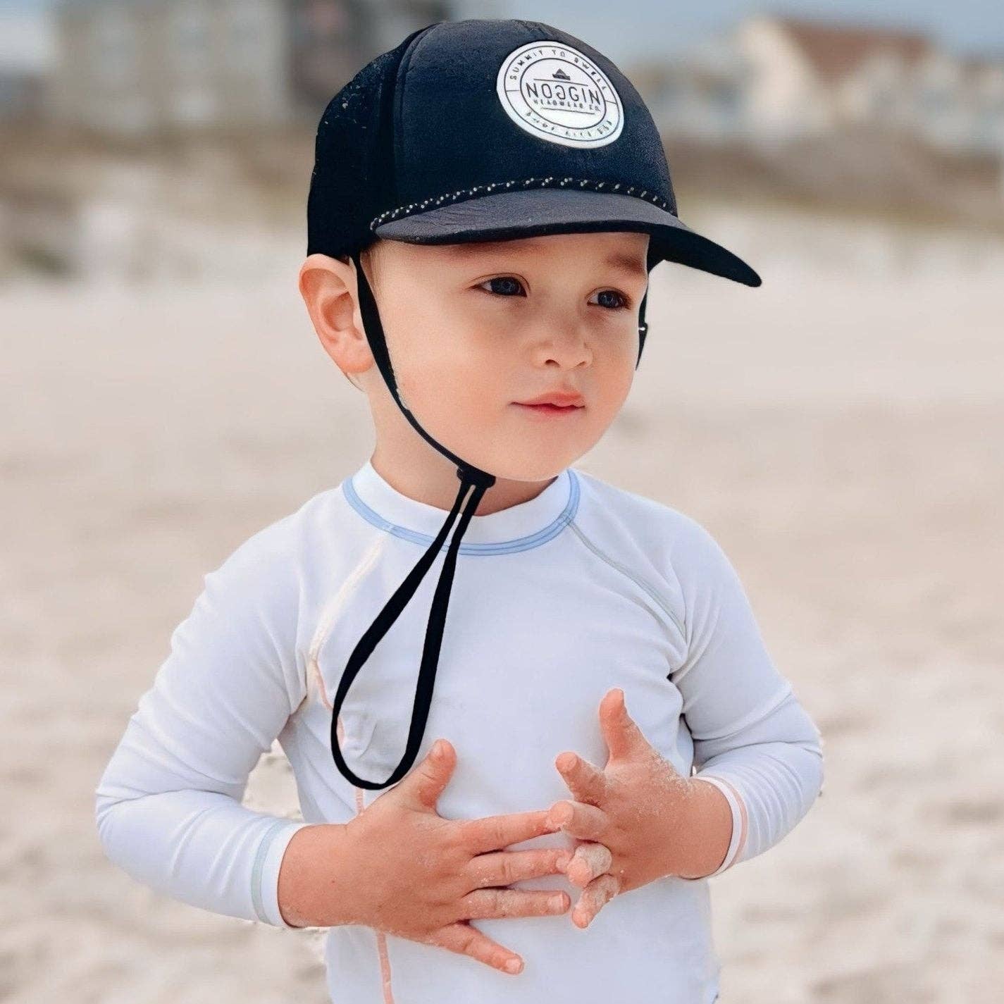 Water- Friendly Hat with Optional Strap- The Onyx Cap