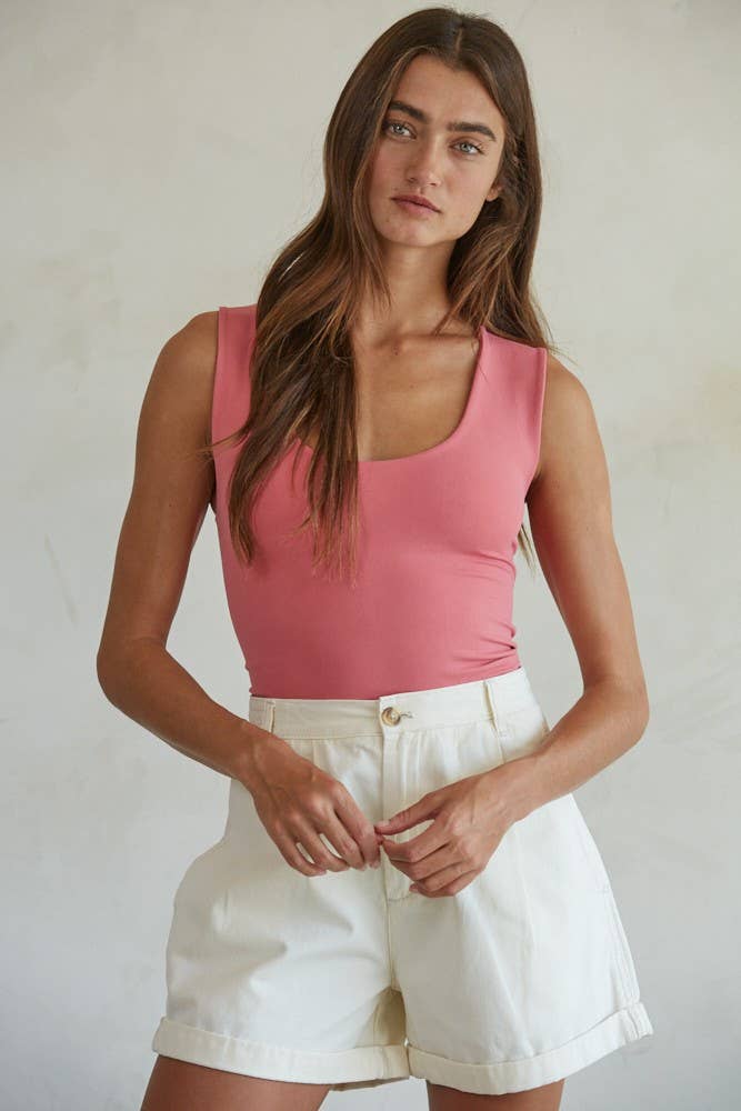 S1187N | Double Layered Seamless Top
