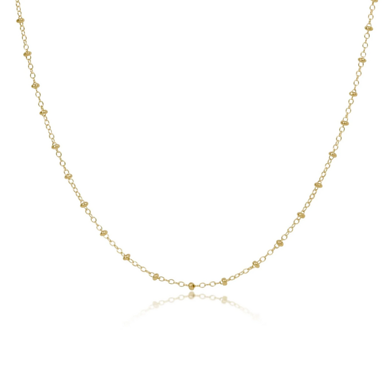 15" Choker Simplicity Chain Gold-Classic 2mm