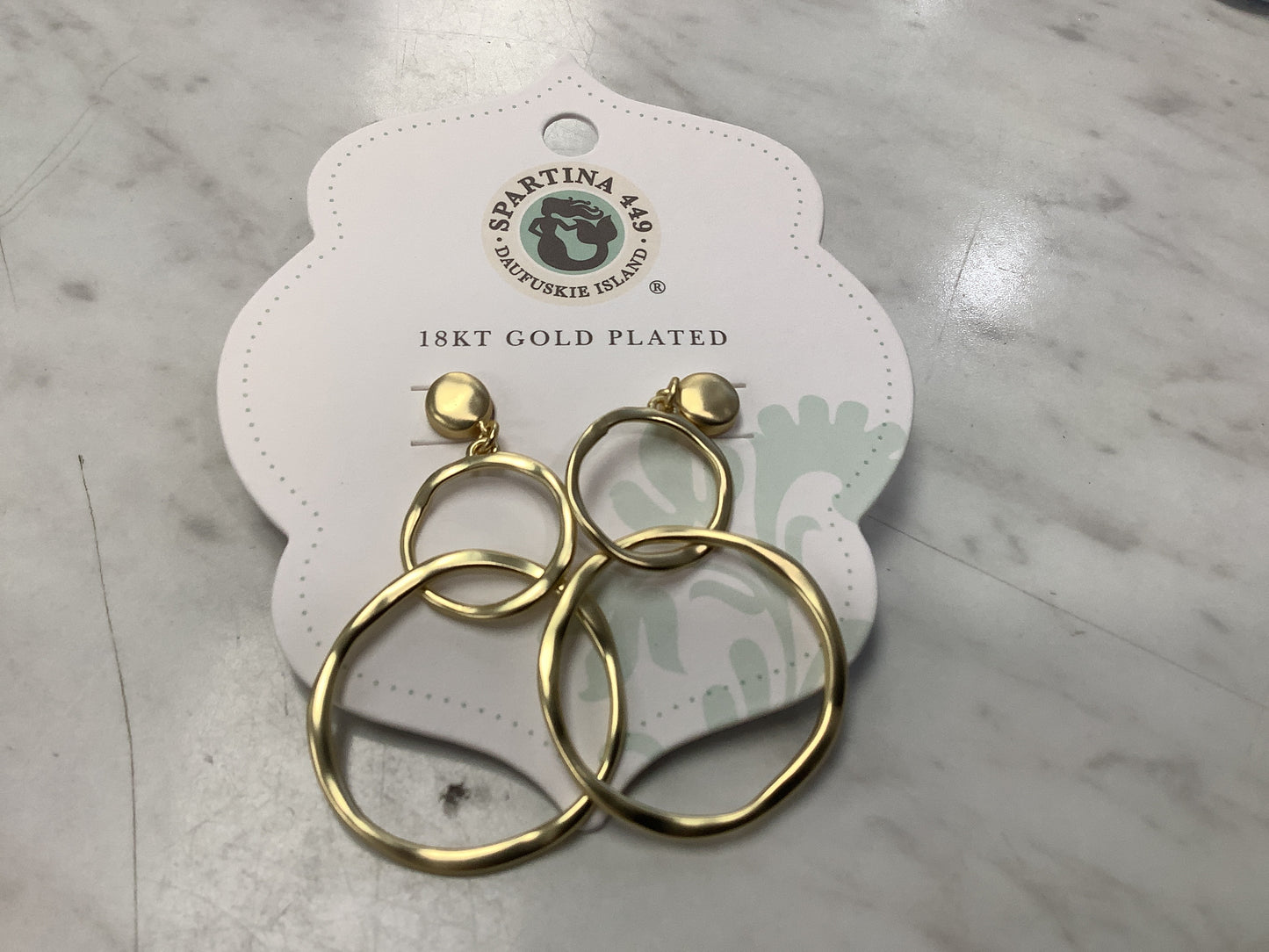 Ring Toss Earrings Gold