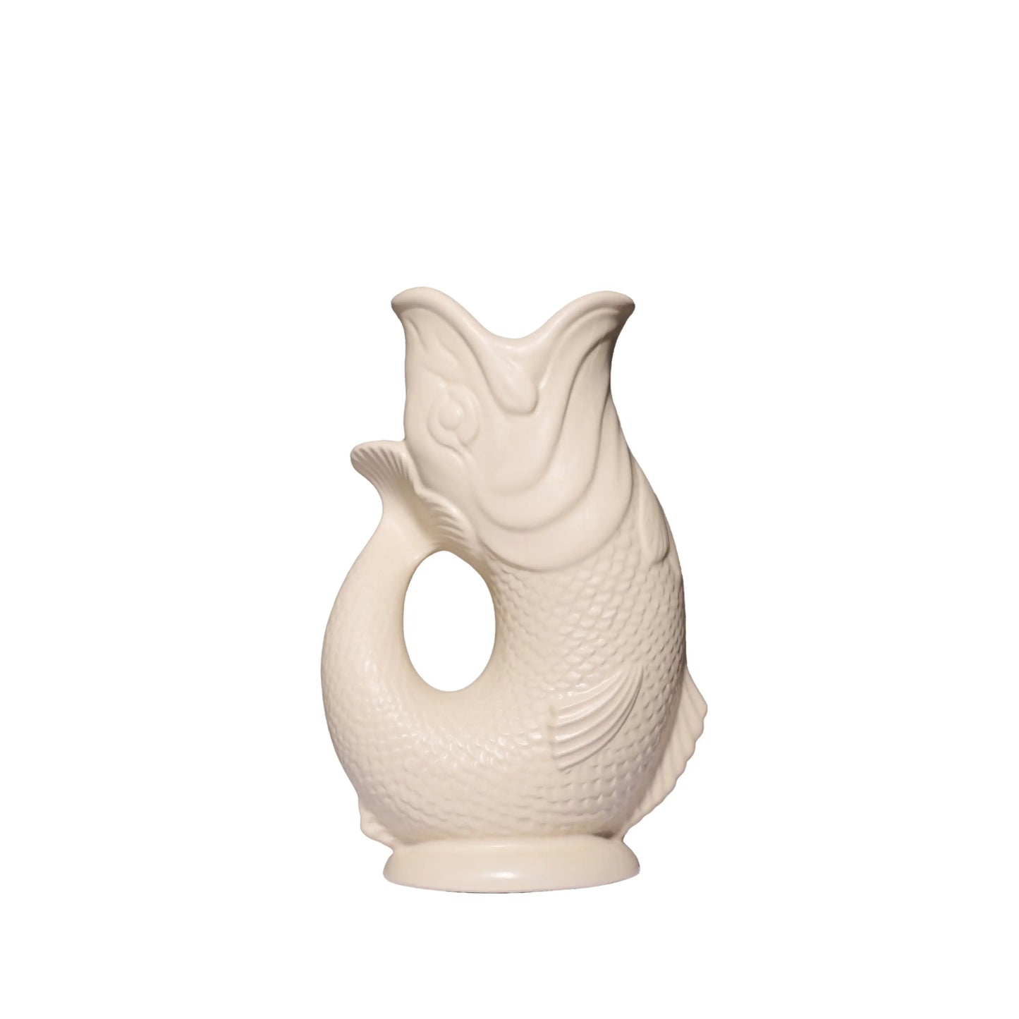 Matt Sand Gluggle Jug