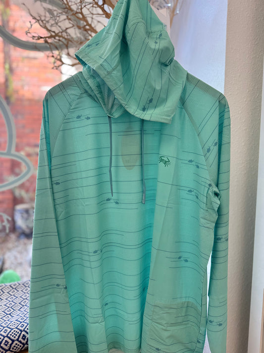 SWC Oysterman Hoodie Permit Stripe
