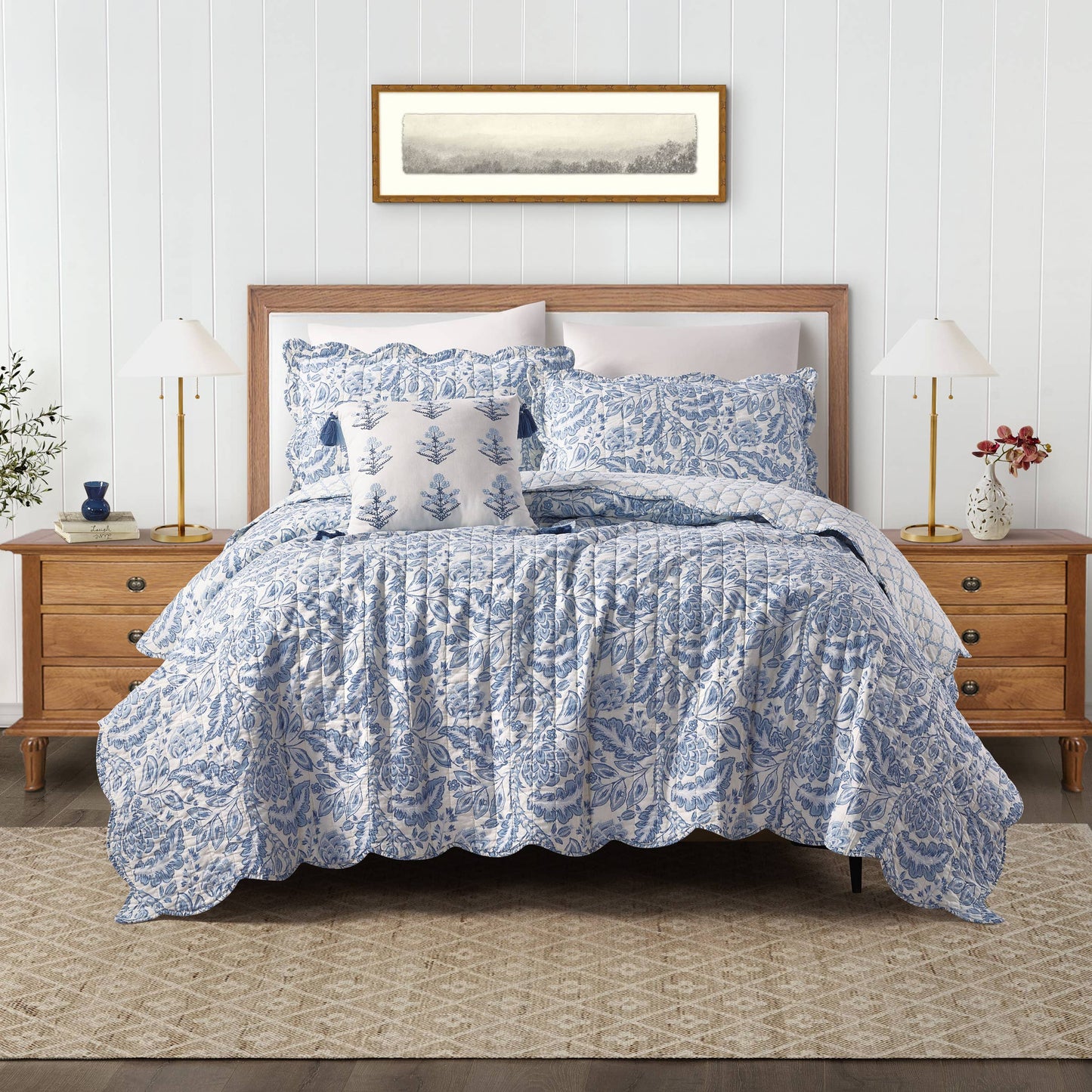 PEEPLES SONG QUILT SET- Spartina