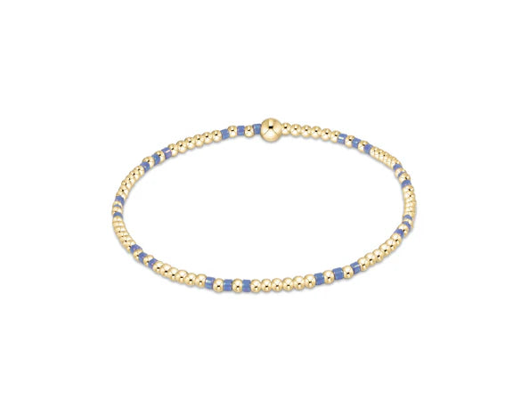 Hope Joy Pattern 2mm Bead Bracelet