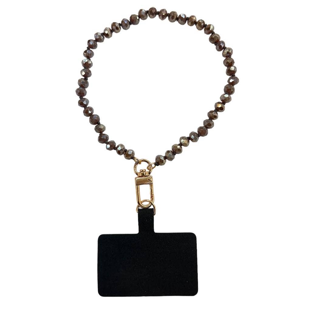 Crystal Beaded Phone Wristlets