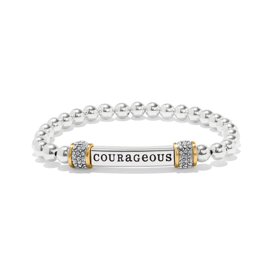 Meridian Two Tone Stretch Bracelet