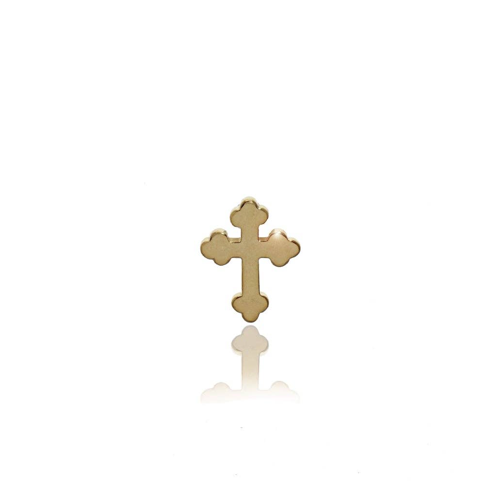18K Gold-Filled Evil Eye, Lucky Clover, Cross Necklace