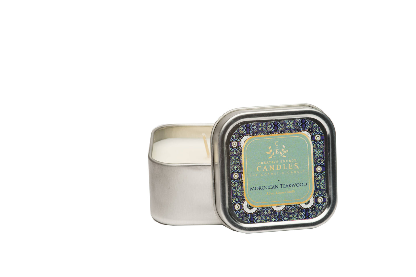 Moroccan Teakwood: 2-in-1 Soy Lotion Candle