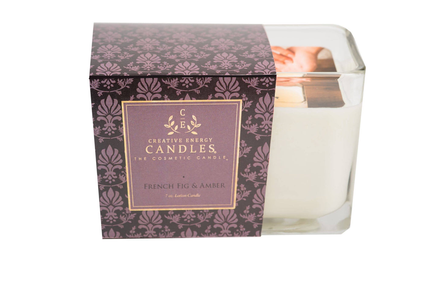 French Fig & Amber: 2-in-1 Soy Lotion Candle