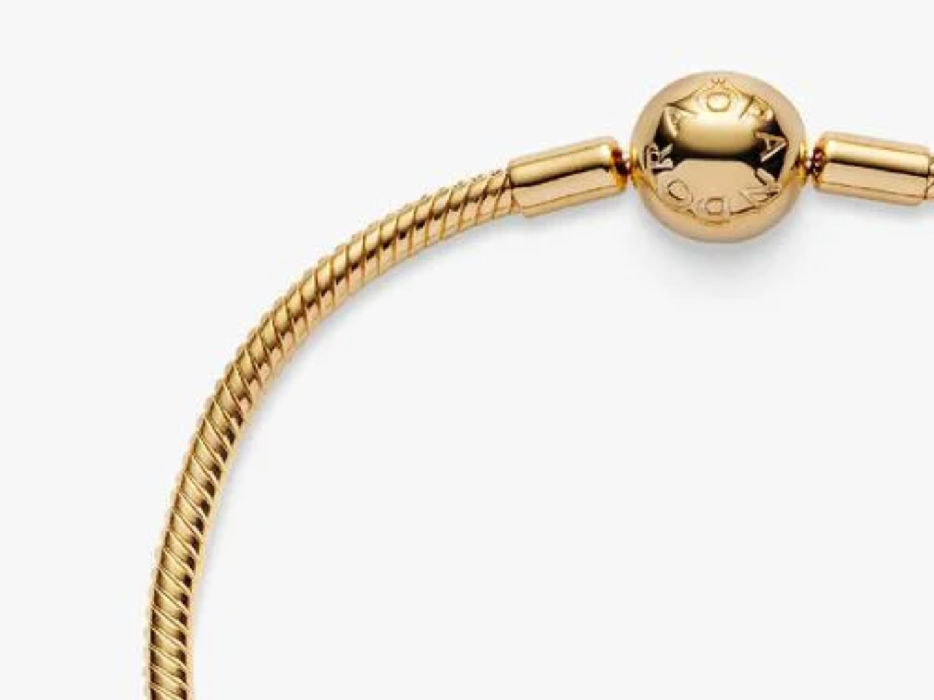 Moments snake chain bracelet gold