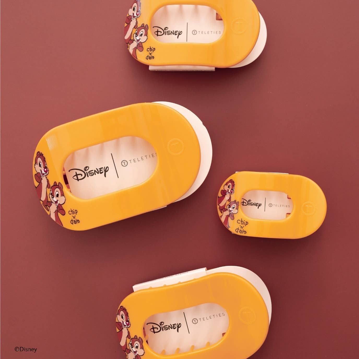 Flat Round Hair Clip | Tiny | Chip 'N Dale