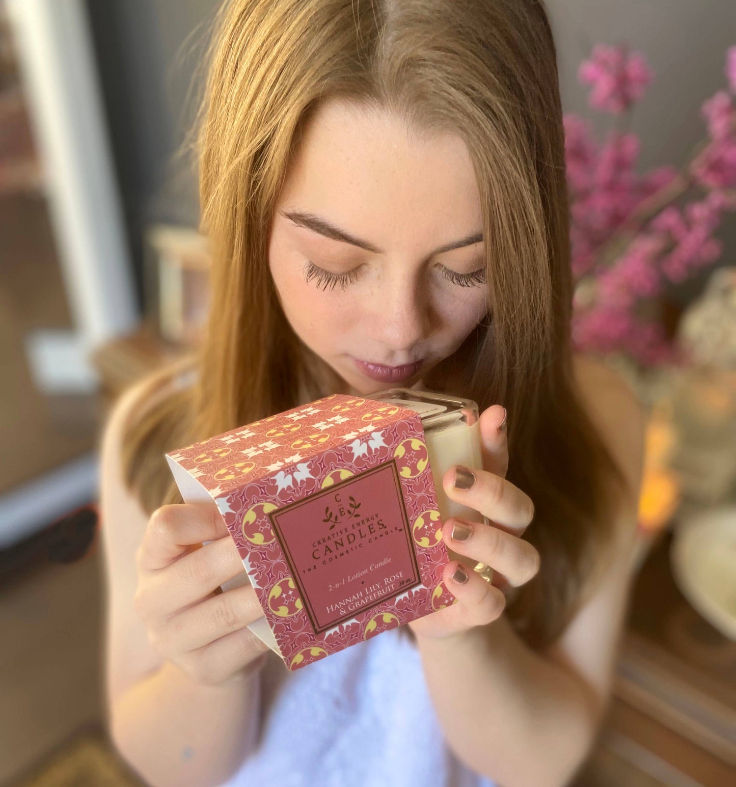 Hannah Lily, Rose & Grapefruit: 2-in-1 Soy Lotion Candle